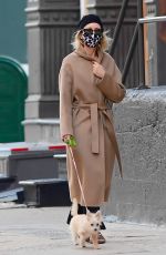 NAOMI WATTS Out with Her Dog in New York 10/07/2020