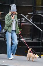 NAOMI WATTS Out with Her Dog in New York 10/17/2020