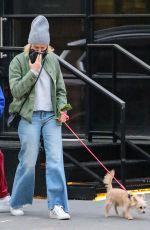NAOMI WATTS Out with Her Dog in New York 10/17/2020
