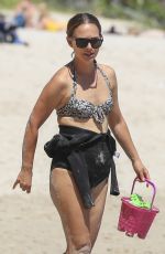 NATALIE PORTMAN in Bikini Top at a Beach in Byron Bay 10/06/2020