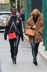 NICKY and PARIS HILTON Out in New York 10/27/2020