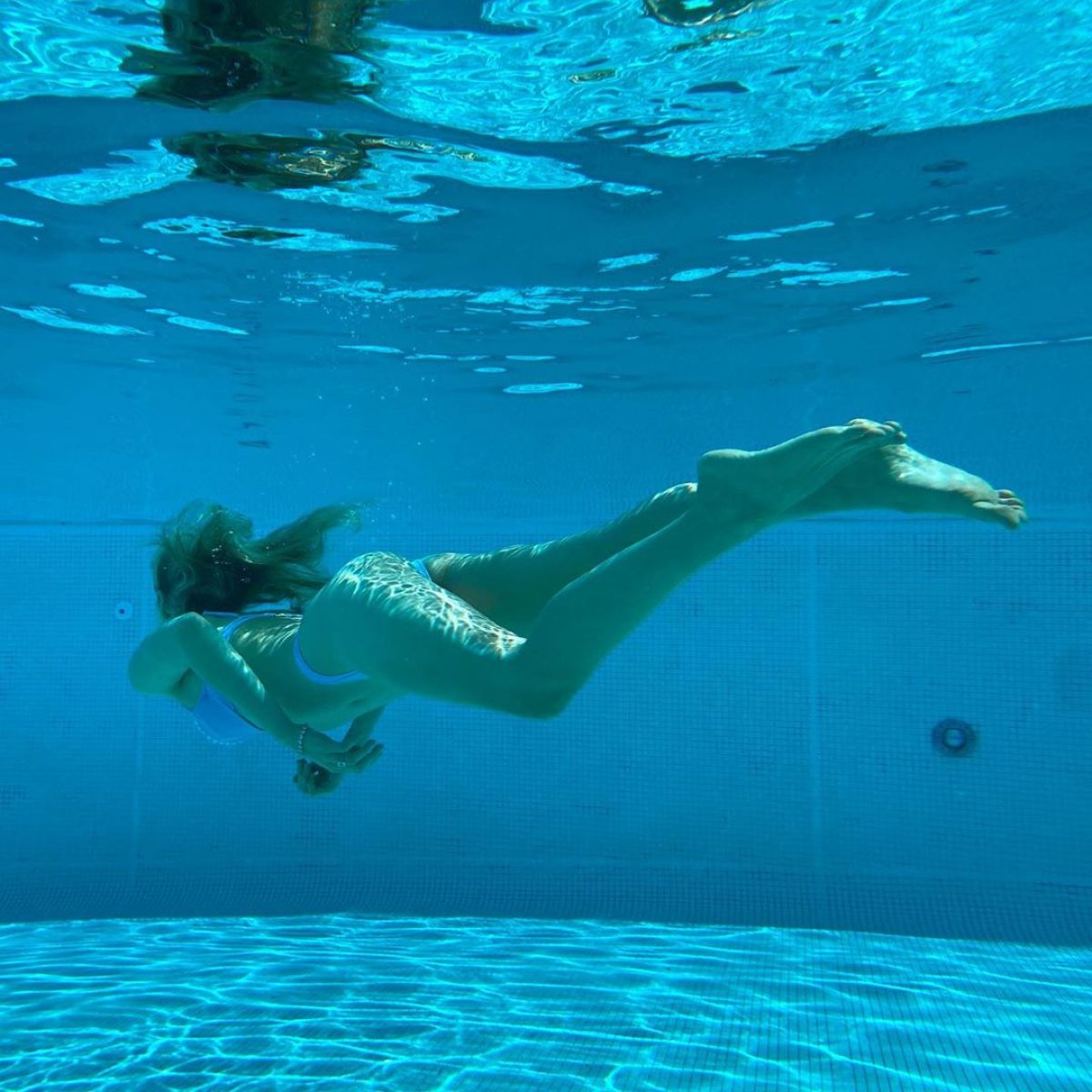 NICOLA PELTZ in Bikini at a Pool - Instagram Photos 10/14/2020.