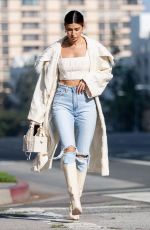 NICOLE WILLIAMS in Ripped Denim Out in Los Angeles 10/26/2020