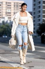 NICOLE WILLIAMS in Ripped Denim Out in Los Angeles 10/26/2020