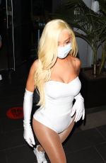 NIKITA DRAGUN at Boa Steakhouse in West Hollywood 10/28/2020