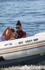 NINA AGDAL at a Boat Ride in New York 10/04/2020