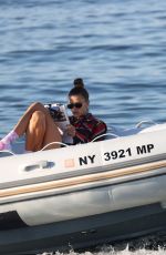NINA AGDAL at a Boat Ride in New York 10/04/2020