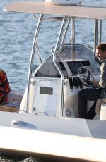 NINA AGDAL at a Boat Ride in New York 10/04/2020
