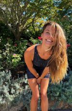 NINA AGDAL Doing Yoga at a Park - Instagram Photos 10/04/2020