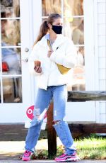 NINA AGDAL Out and About in New York 10/18/2020