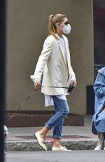 OLIVIA PALERMO Out with Her Dog in New York 10/10/2020