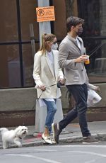 OLIVIA PALERMO Out with Her Dog in New York 10/10/2020