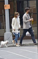 OLIVIA PALERMO Out with Her Dog in New York 10/10/2020