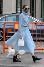 OLIVIA PALERMO Out with Her Dog in New York 10/24/2020
