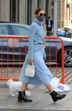 OLIVIA PALERMO Out with Her Dog in New York 10/24/2020