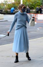 OLIVIA PALERMO Out with Her Dog in New York 10/24/2020