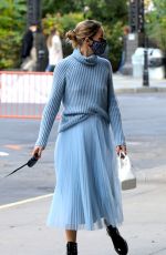 OLIVIA PALERMO Out with Her Dog in New York 10/24/2020