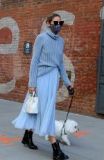 OLIVIA PALERMO Out with Her Dog in New York 10/24/2020