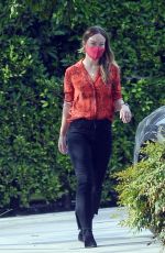 OLIVIA WILDE Out and About in Los Angeles 10/08/2020