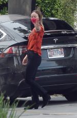OLIVIA WILDE Out and About in Los Angeles 10/08/2020