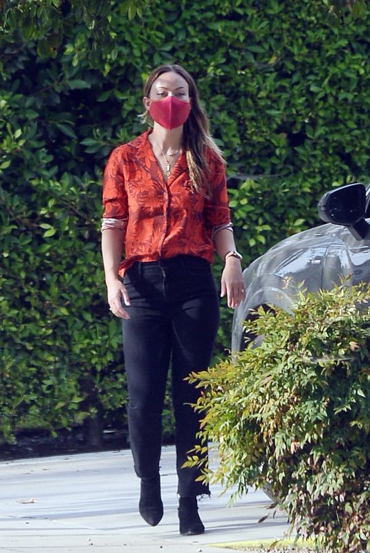 OLIVIA WILDE Out and About in Los Angeles 10/08/2020
