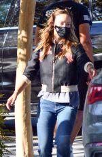 OLIVIA WILDE Out and About in Los Angeles 10/15/2020