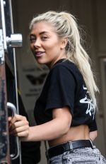 PAIGE TURLEY Arrives at a Recording Studio in London 10/09/2020