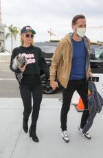 PARIS HILTON and Carter Reum at LAX Airport in Los Angeles 10/22/2020