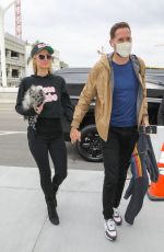 PARIS HILTON and Carter Reum at LAX Airport in Los Angeles 10/22/2020
