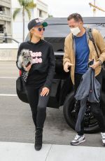 PARIS HILTON and Carter Reum at LAX Airport in Los Angeles 10/22/2020