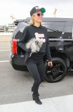 PARIS HILTON and Carter Reum at LAX Airport in Los Angeles 10/22/2020