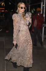 PARIS HILTON Arrives at Her Apartment in New York 10/27/2020