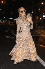 PARIS HILTON Arrives at Her Apartment in New York 10/27/2020