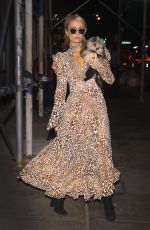 PARIS HILTON Arrives at Her Apartment in New York 10/27/2020