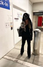 PARIS HILTON at LAX Airport in Los Angeles 10/29/2020