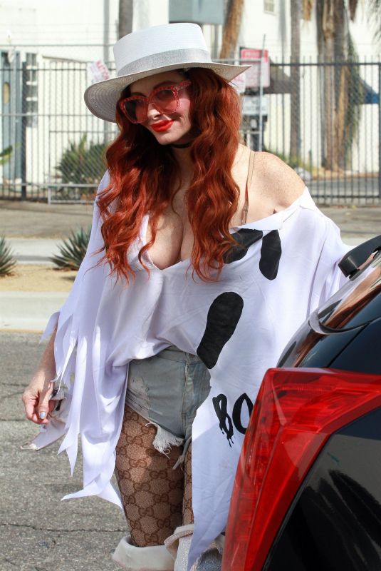 PHOEBE PRICE in Halloween Spirit Out in Los Angeles 10/30/2020