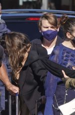POM KLEMTIEFF and HAYLEY ATWELL at Termini Station in Rome 10/19/2020