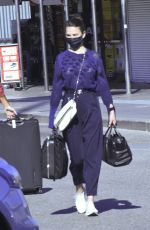 POM KLEMTIEFF and HAYLEY ATWELL at Termini Station in Rome 10/19/2020