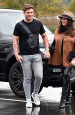 Pregnant CHARLOTTE DAWSON at La Casa Restaurant in Manchester 10/21/2020