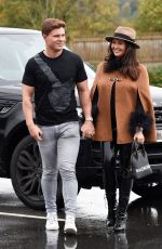 Pregnant CHARLOTTE DAWSON at La Casa Restaurant in Manchester 10/21/2020