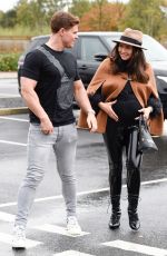 Pregnant CHARLOTTE DAWSON at La Casa Restaurant in Manchester 10/21/2020