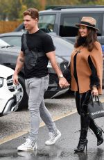 Pregnant CHARLOTTE DAWSON at La Casa Restaurant in Manchester 10/21/2020