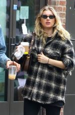 Pregnant ELSA HOSK and Tom Daly Out in New York 10/07/2020