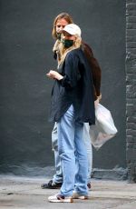 Pregnant ELSA HOSK and Tom Daly Out in New York 10/14/2020