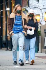 Pregnant ELSA HOSK and Tom Daly Out in New York 10/14/2020