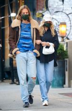 Pregnant ELSA HOSK and Tom Daly Out in New York 10/14/2020