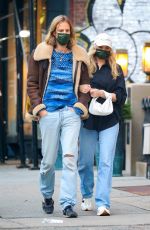 Pregnant ELSA HOSK and Tom Daly Out in New York 10/14/2020