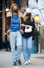 Pregnant ELSA HOSK and Tom Daly Out in New York 10/14/2020