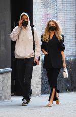 Pregnant ELSA HOSK Out in New York 09/30/2020