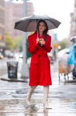 Pregnant EMILY RATAJKOWSKI Out for Lunch in New York 10/29/2020